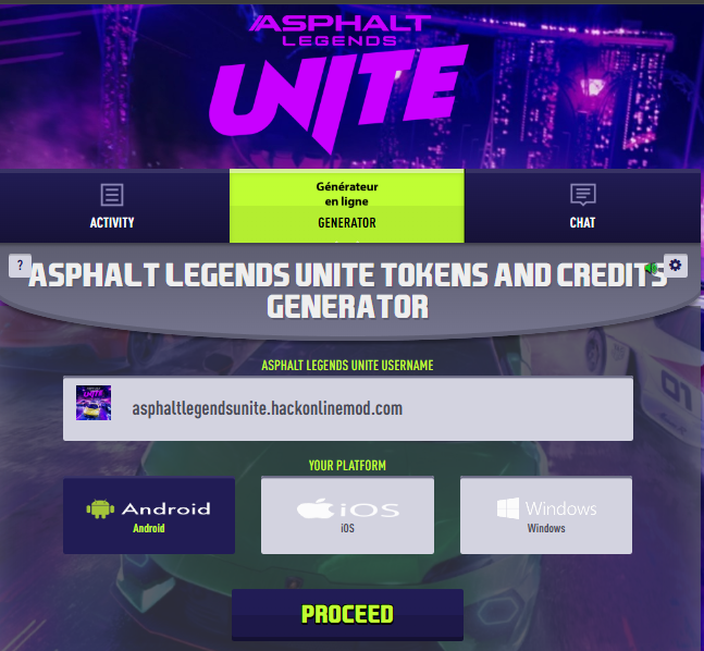 asphalt legends unite hack