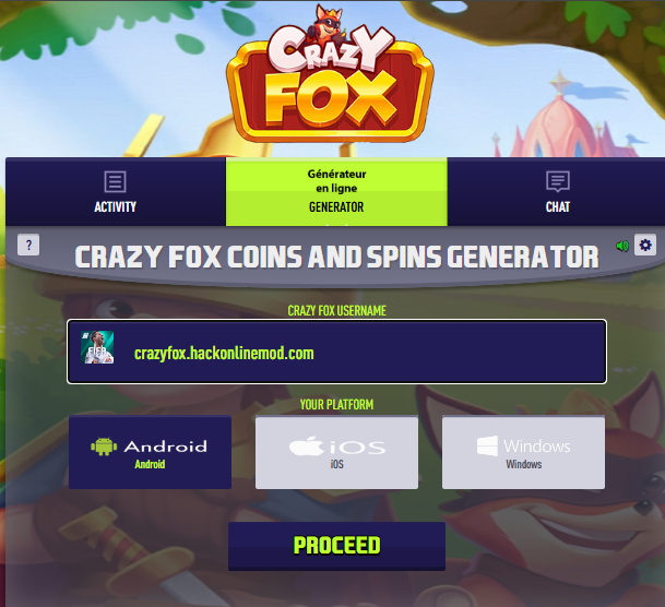 crazy fox hack