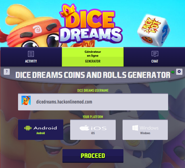 dice dreams hack